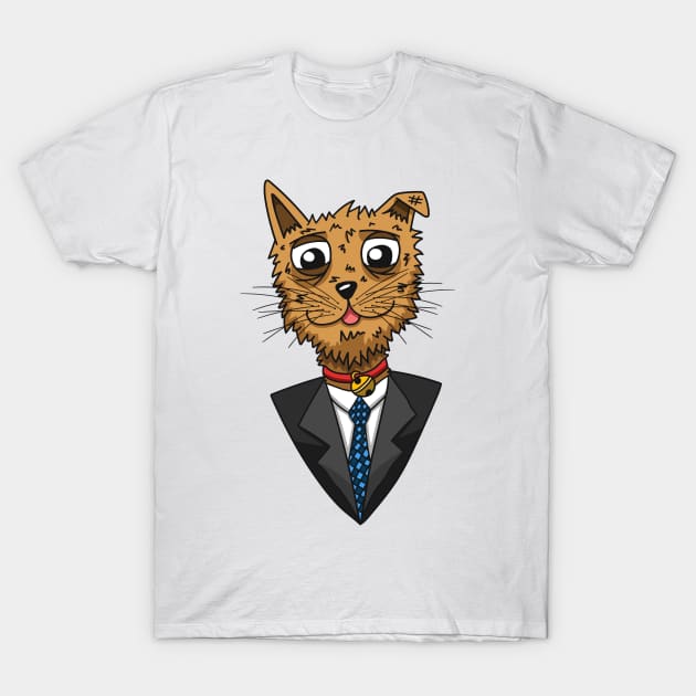 Business Cat T-Shirt by Starquake